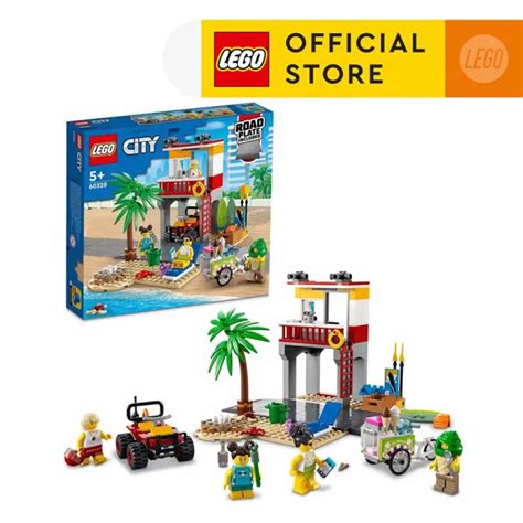 Lego® City 60328 Beach Lifeguard Station Age 5 Building Blocks 2022 211pcs Lazada Ph