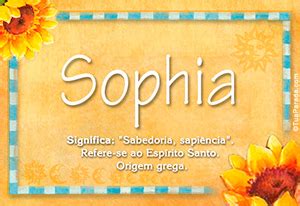 Significado Do Nome Sophia Origem Do Nome De Beb Sophia Tua Parada