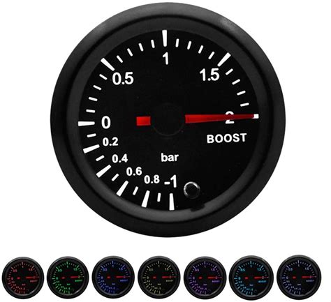 Etopars Universal Car Vehicle Inch Mm Pointer Turbo Boost Gauge