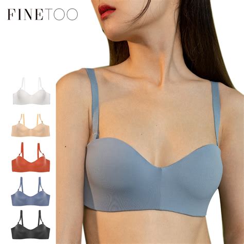 Finetoo Cup Bra Seamless Bras Ab Cup Wireless Bra Sexy Lingerie