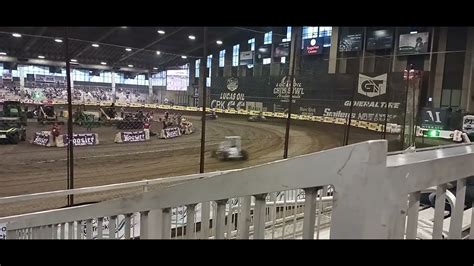 Buddy Kofoid Kaylee Bryson Damion Gardner Heat Race Chili Bowl 22