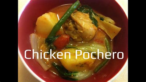 Chicken Pochero ( chicken stew in tomato sauce with vegetables) - YouTube