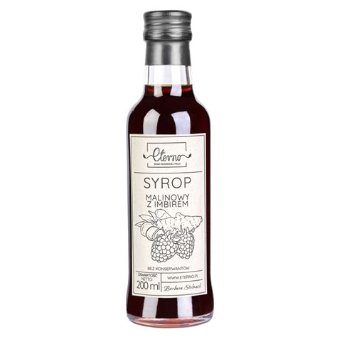 Syrop Malina z imbirem 200ml Świat Herbat