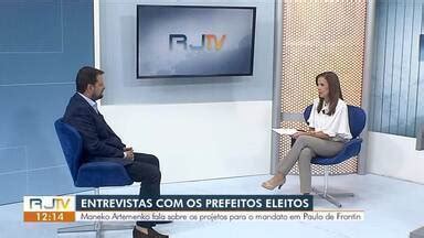 Rj Tv Rio Sul Rj Entrevista Prefeito Eleito Em Paulo De Frontin