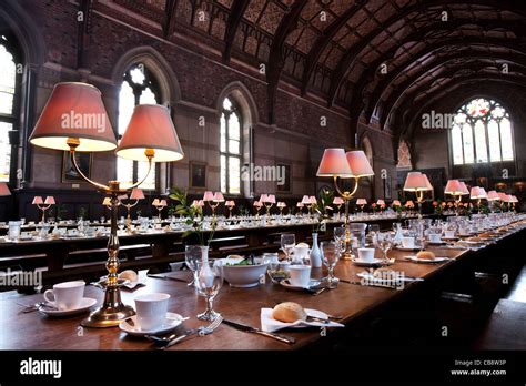 Main Hall Keble College Oxford Uk Stock Photo Alamy