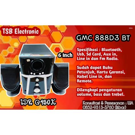 Jual Gmc D Bluetooth Superbass Shopee Indonesia