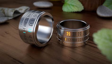 Ring Clock Fingerring mit integrierter LED Uhr übertrifft Crowdfunding