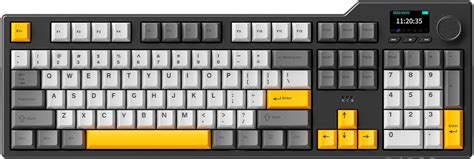Amazon OdpaltoyAjazz AK I V Full Size Hot Swappable Mechanical Keyboard With TFT Screen