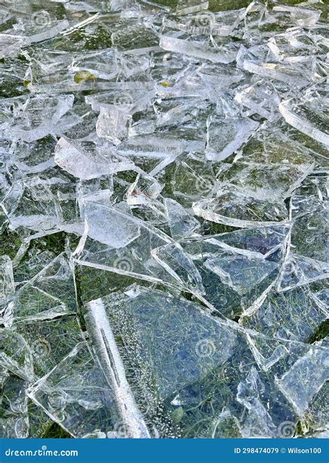 Smashed Ice Stock Image Image Of Large Pile Piece 298474079