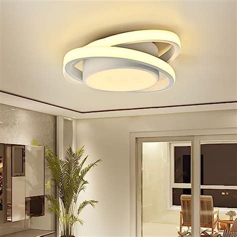 Plafonnier Led Moderne Lampe De Plafond W Lm Ovale Luminaire