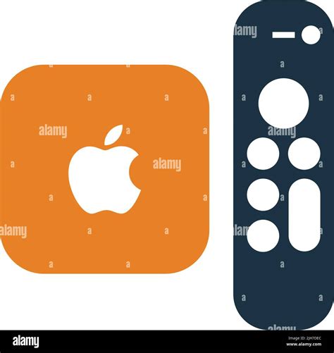 Apple, remote, television, tv icon - Simple editable vector EPS file ...