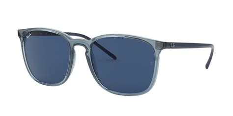 Ray Ban Rb4387f Asian Fit 126480 Sunglasses Blue Visiondirect Australia