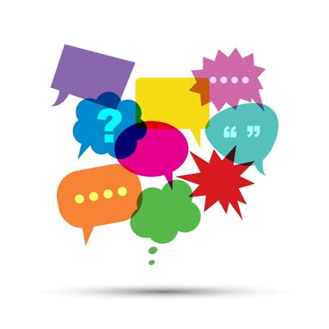 Colorful Speech Bubbles 2280094 Vector Art At Vecteezy