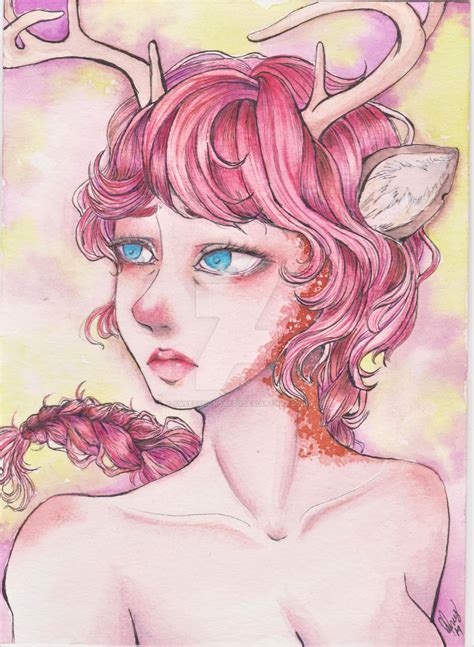 Deer Girl By Sweetchokoret0 On Deviantart