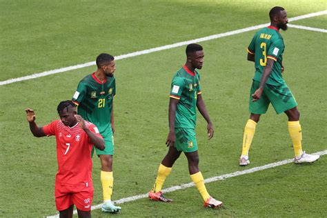 Suíça vence Camarões na estreia da Copa veja fotos do jogo entre