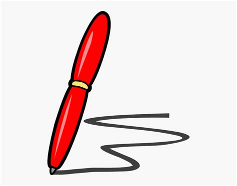 Red Pen Png Image Clipart - Clip Art Red Pen, Transparent Png ...