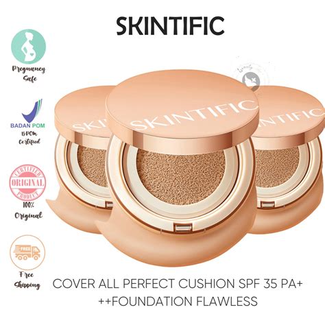 Jual Skintific Cover All Perfect Cushion Spf Pa Foundation