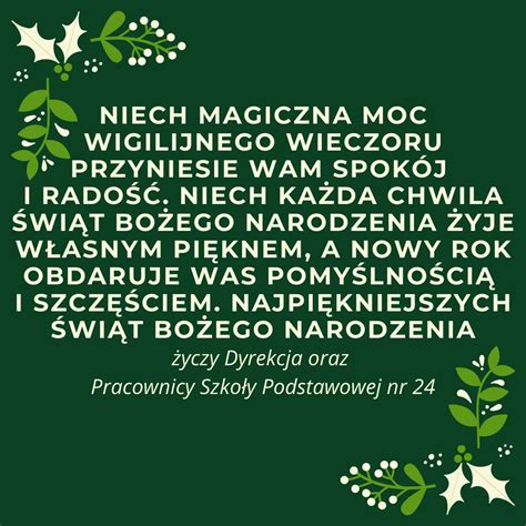 Yczenia Wi Teczne Szko A Podstawowa Nr Im Gustawa Morcinka