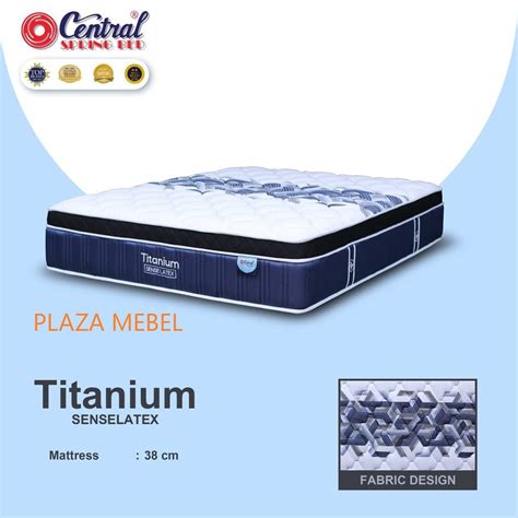 Jual Kasur Springbed Central Titanium Latex Gold Series Matras Only