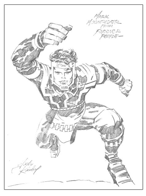 Cap N S Comics Another Look At The Sketchbook By Jack Kirby