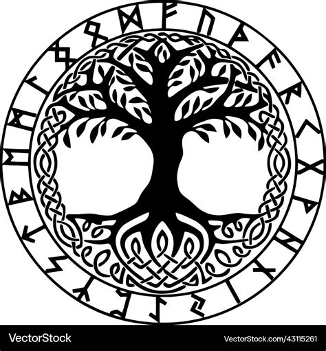 Norse Yggdrasil Symbol