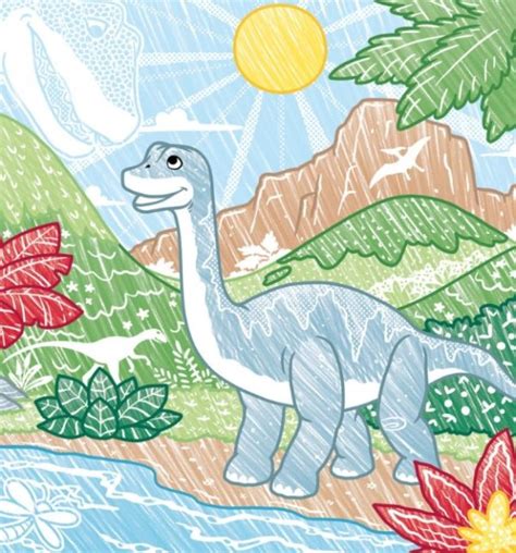 Zauberpapier Malbuch Dinosaurier Buch Kartoniert