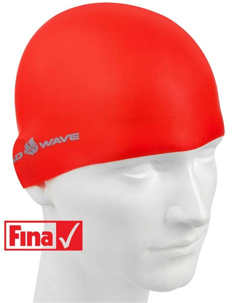 Mad Wave Silicone Swim Cap Red Madwave Singapore