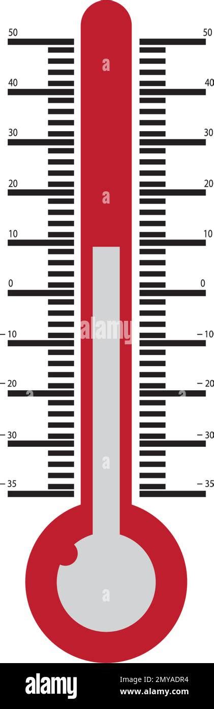 Thermometers Icon With Different Zones Vector Image Isolated On White