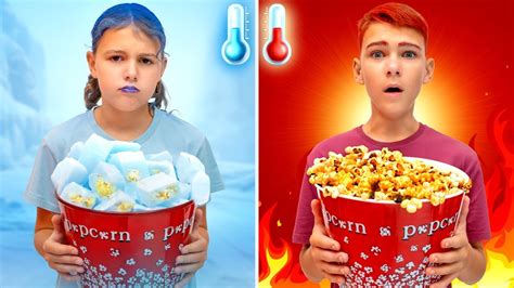 Hot Vs Cold Challenge With Ivan And Maria Youtube