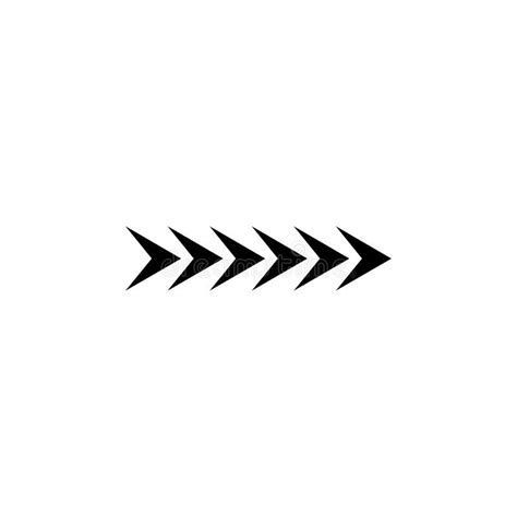 Sideways Arrow Design Six Elements For Your Design Striped Direction