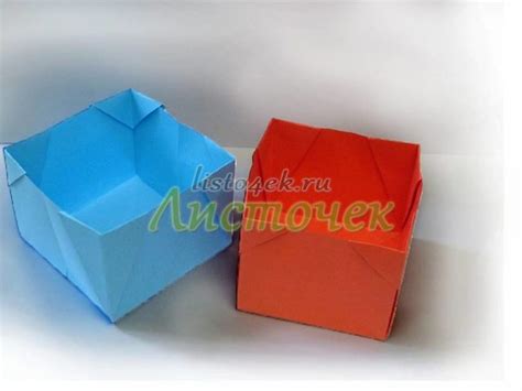 Как сделать коробочку из бумаги | Листочек