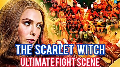 Agatha Harkness Vs Wanda Maximoff The Scarlet Witch Fight Scene No