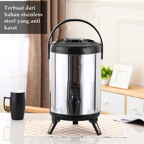 Jual Water Tank Jug Dispenser Milk Tea Bucket 6L 8L 10L 12L Juice Teh