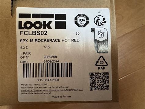 Yahoo オークション 未使用 LOOK SPX ROCKERACE HOT RED