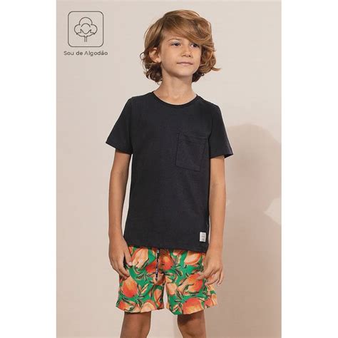 Conjunto Infantil Menino em Meia Malha Tactel em Promoção Ofertas na