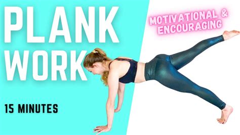 15 MINUTE PLANK WORKOUT Full Body No Equipment YouTube