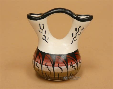 Mini Native American Wedding Vase 3 Nap450 Mission Del Rey Southwest