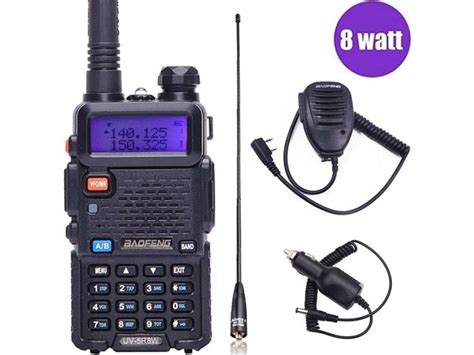 Baofeng Uv R W Alta Potencia Potente Walkie Talkie Radio