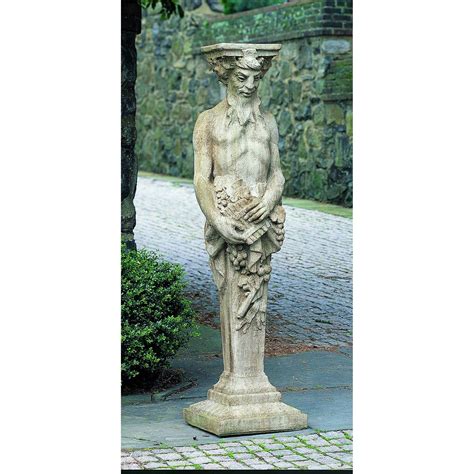 Tall Satyr Garden Statue | Stone garden statues, Garden statues, Satyr