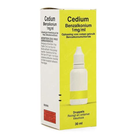 Cedium Benzalkonium Oplossing 30ml Online Bestellen Kopen