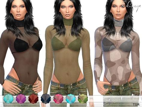 Mesh Tops Mesh And Sims 4 On Pinterest