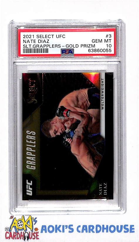 Nate Diaz Gold Prizms Prices Panini Select Ufc Grapplers