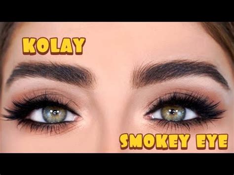 KOLAY SMOKEY GÖZ MAKYAJI NASIL YAPILIR YouTube