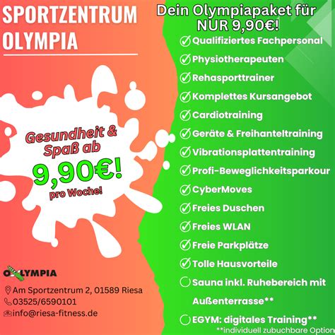 Aktuelles Im Sportzentrum Olympia Riesa