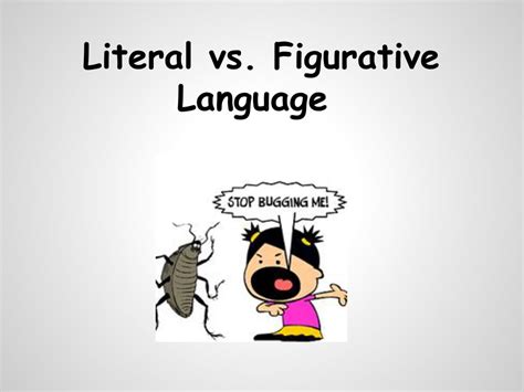 Literal Language Examples For Kids