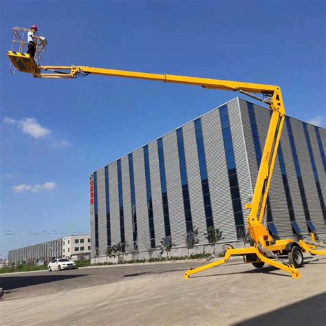 China M Hydraulic Articulated Boom Lift Towable Articulating Tgz