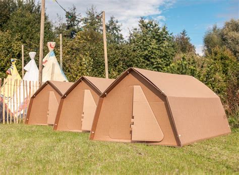 100 Recyclable Cardboard Tents Are Pitching Up At Festivals In A Bid