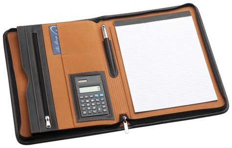 Zippered A4 Compendium With Calculator Image Group