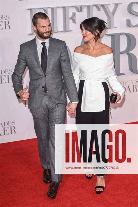 Jamie Dornan Und Seine Ehefrau Amelia Warner Bei Der Fifty Shades