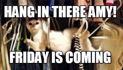 Meme Creator Funny Hang In There Friday Is Coming Meme Generator At